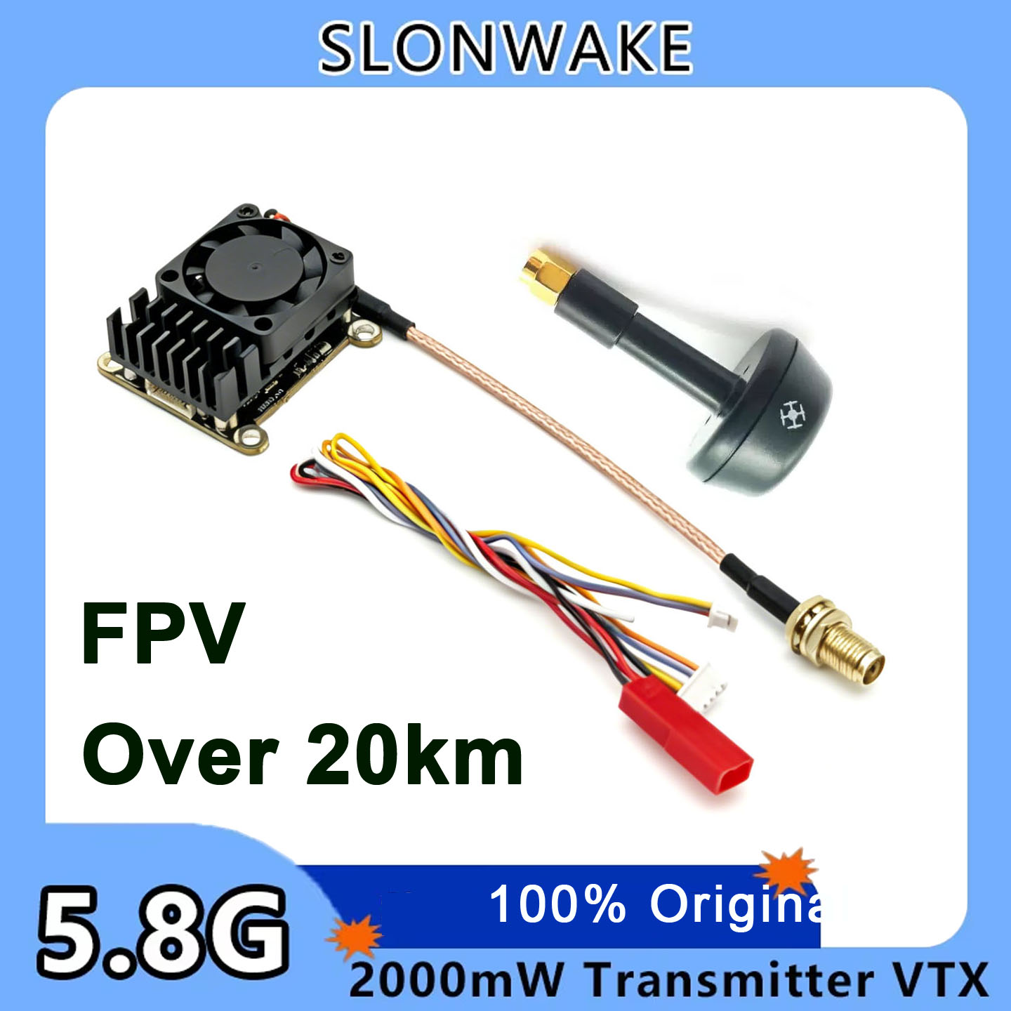 Nova atualização: Transmissor  - Fpv Drone Transmitter avaliação e preço