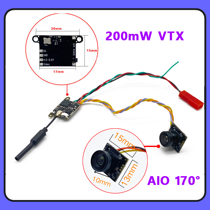 SLONWAKE 5.8G 1200TVL FPV Câme - Fpv Drone Transmitter avaliação e preço